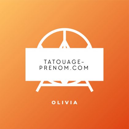 tatouage prénom Olivia