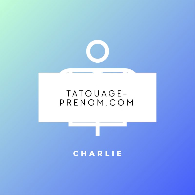 tatouage prénom charlie
