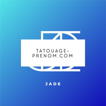 tatouage prénom jade