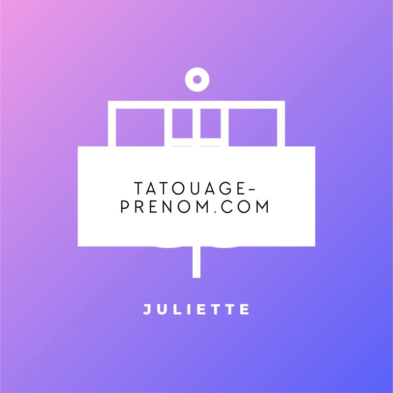 tatouage prénom juliette