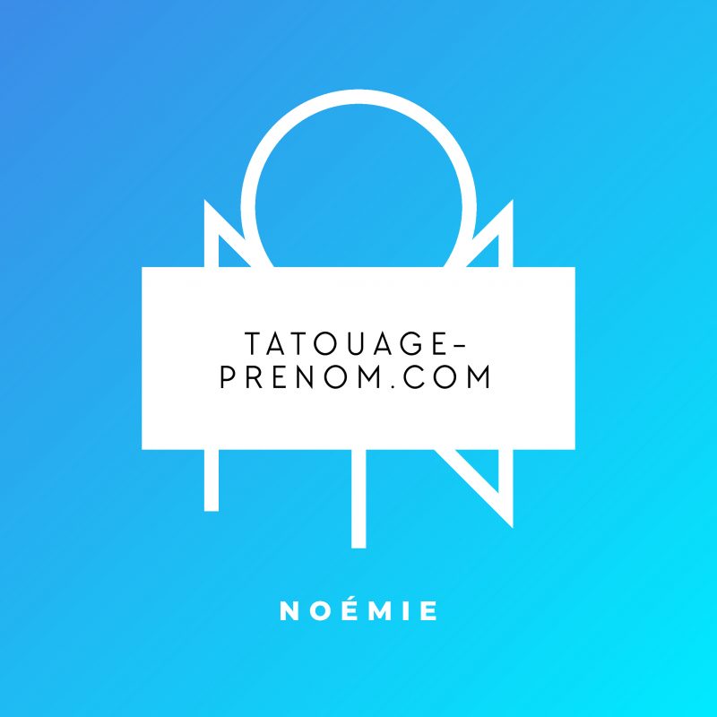 Monogramme pour tatouage Noémie